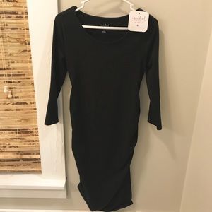 NWT Isabel Black 3/4 Sleeve Maternity Dress